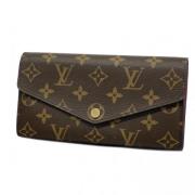 Pre-owned Fabric wallets Louis Vuitton Vintage , Brown , Dames