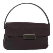 Pre-owned Nylon handbags Prada Vintage , Brown , Dames