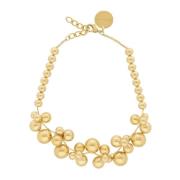 Gouden Multi Beads Ketting Vanessa Baroni , Yellow , Dames