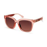 Roze zonnebril met roze wijzerplaat Guess , Brown , Dames