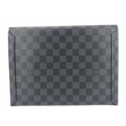 Pre-owned Canvas clutches Louis Vuitton Vintage , Gray , Heren