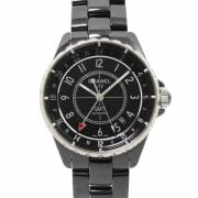 Pre-owned Glass watches Chanel Vintage , Black , Heren