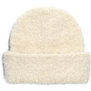 Beige Beanie voor Stijlvolle Warmte Moss Copenhagen , Beige , Dames