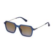 Blauwe Gradient Lens Heren Zonnebril Police , Blue , Heren