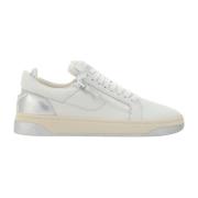 Witte lage sneakers voor mannen Giuseppe Zanotti , White , Heren