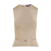 Shell Mouwloze Pullover Ralph Lauren , Beige , Dames