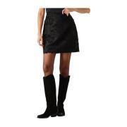 Zwarte Minirok veelzijdige stijl Moss Copenhagen , Black , Dames