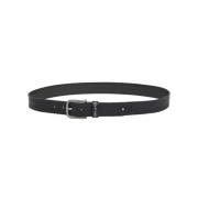 Klassieke Leren Riem Elmer Pepe Jeans , Black , Heren