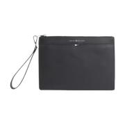 Mannen Pouch Tas Tommy Hilfiger , Black , Heren