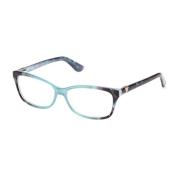 Turquoise Plastic Frames met UV-filter Guess , Blue , Dames