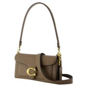 Leather shoulder-bags Coach , Gray , Dames