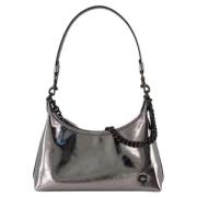 Leather shoulder-bags Coach , Gray , Dames