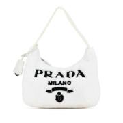 Pre-owned Fabric prada-bags Prada Vintage , White , Dames