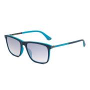 Blauwe Acetaat Zonnebril met UV-filter Police , Blue , Heren