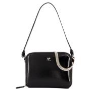 Leather handbags Courrèges , Black , Dames