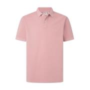 Klassiek Poloshirt met Moderne Snit Pepe Jeans , Pink , Heren