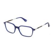 Blauwe Plastic Frames met Wijzerplaat Armband Police , Blue , Unisex