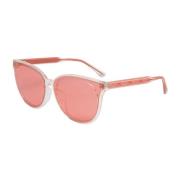 Roze glas acetaat zonnebril Jimmy Choo , Gray , Unisex