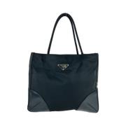 Pre-owned Canvas prada-bags Prada Vintage , Black , Dames