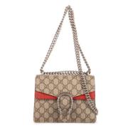 Pre-owned Canvas gucci-bags Gucci Vintage , Beige , Dames