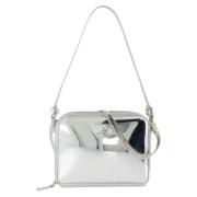 Leather handbags Courrèges , Gray , Dames