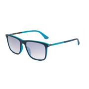 Blauwe Acetaatzonnebril met UV-filter Police , Blue , Heren