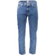 Blauwe Katoenen Jeans & Broek Tommy Hilfiger , Blue , Heren