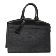 Pre-owned Leather louis-vuitton-bags Louis Vuitton Vintage , Black , D...