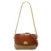 Leather shoulder-bags Coach , Brown , Dames