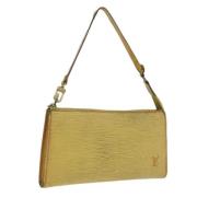 Pre-owned Leather louis-vuitton-bags Louis Vuitton Vintage , Yellow , ...