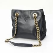 Pre-owned Leather prada-bags Prada Vintage , Black , Dames