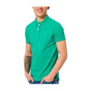 Vernietigde Polo met Stedelijke Verfijning Superdry , Green , Heren