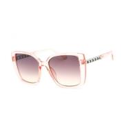 Transparante harsenzonnebril met rood glas Guess , Pink , Dames