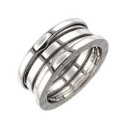 Pre-owned White Gold rings Bvlgari Vintage , Gray , Dames