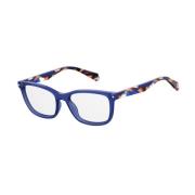 Blauwe Acetaat Frame Bril voor Vrouwen Polaroid , Blue , Dames