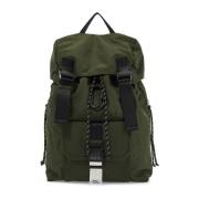 Nylon Trekking Rugzak met Gesp Sluiting A.p.c. , Green , Heren