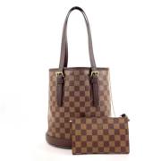 Pre-owned Canvas louis-vuitton-bags Louis Vuitton Vintage , Brown , Da...