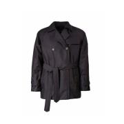 Korte City Trenchcoat met Haken Fay , Blue , Dames