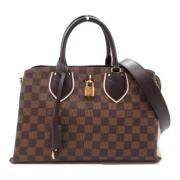 Pre-owned Canvas shoulder-bags Louis Vuitton Vintage , Brown , Dames