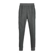 Grijze wollen track pants met elastische tailleband Jil Sander , Gray ...