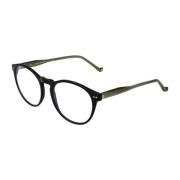 Heren Zwarte Ronde Optische Brillen met Blauw Filter Hackett , Black ,...