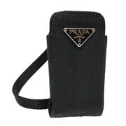 Pre-owned Nylon pouches Prada Vintage , Black , Dames