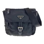 Pre-owned Canvas prada-bags Prada Vintage , Black , Dames