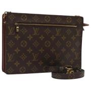 Pre-owned Canvas louis-vuitton-bags Louis Vuitton Vintage , Brown , Da...