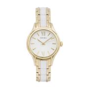 Wit Staal en Keramisch Kwartshorloge Seiko , White , Dames