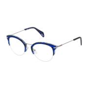 Blauwe metalen frames voor vrouwen Police , Blue , Dames