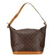 Pre-owned Canvas louis-vuitton-bags Louis Vuitton Vintage , Brown , Da...