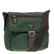 Pre-owned Nylon prada-bags Prada Vintage , Green , Dames