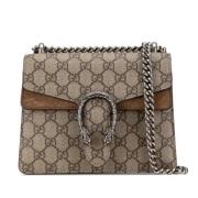 Pre-owned Canvas gucci-bags Gucci Vintage , Brown , Dames