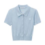 Blauwe T-shirts en Polos Alexander Wang , Blue , Dames